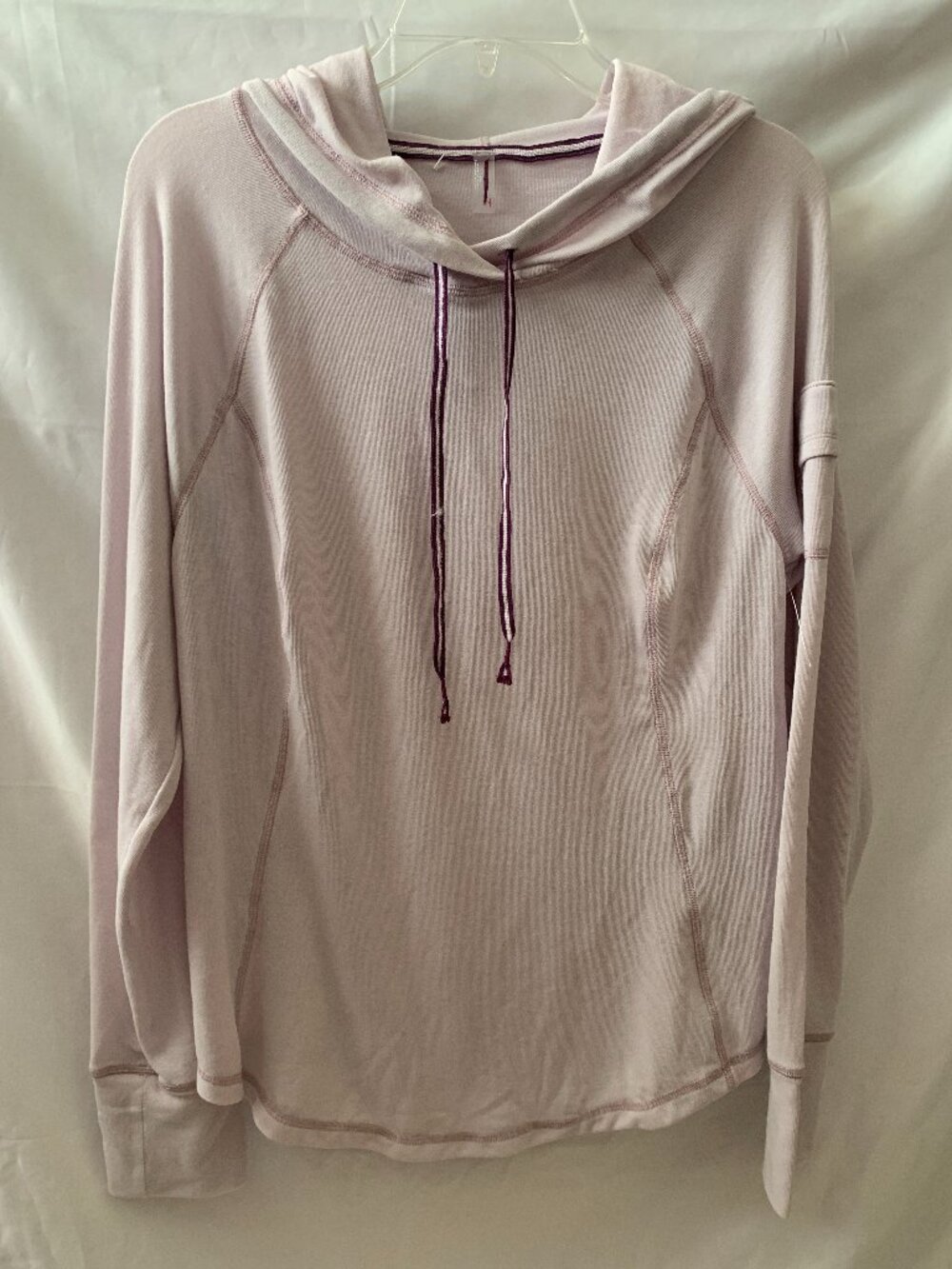 FREE PEOPLE MOVEMENT Good Karma Hoodie in Rose Wash Sz MEDIUM